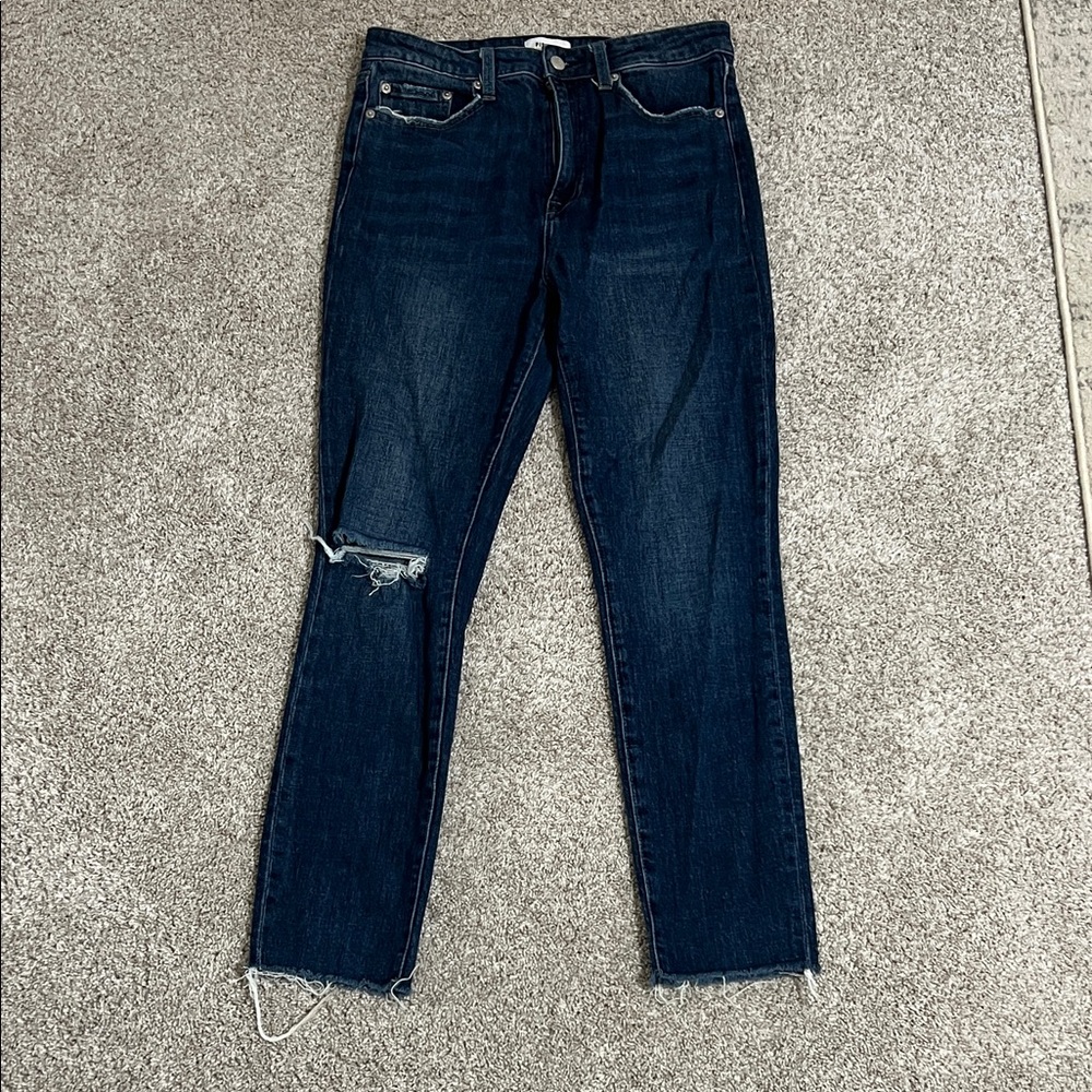 Pistola High Rise Jeans in Dark Blue